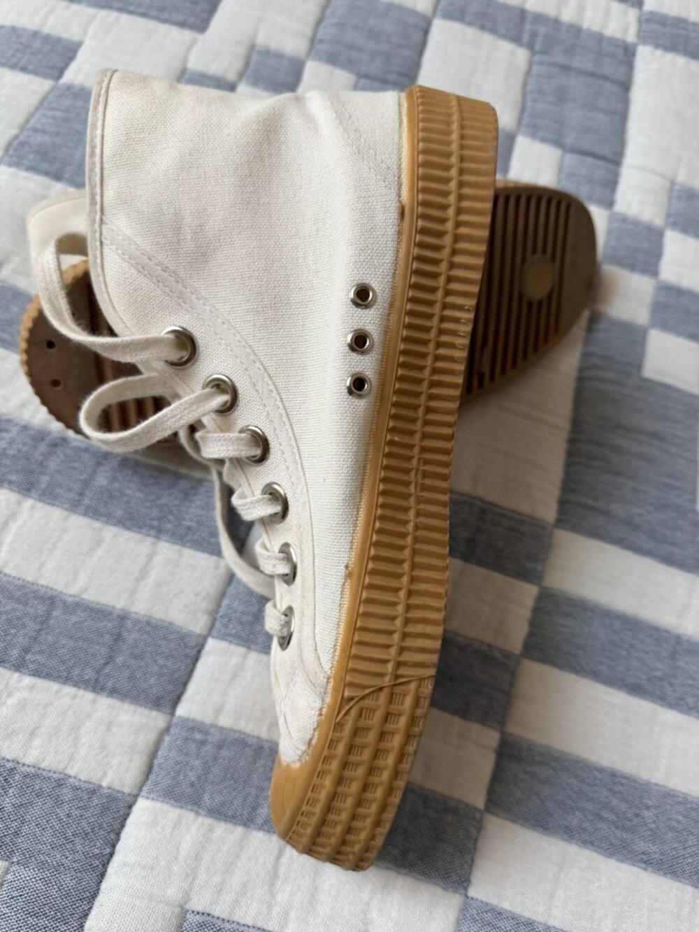 Novesta Star Dribble Sneaker, Cream, EU 37, US 6.5 - Picture 6 of 7